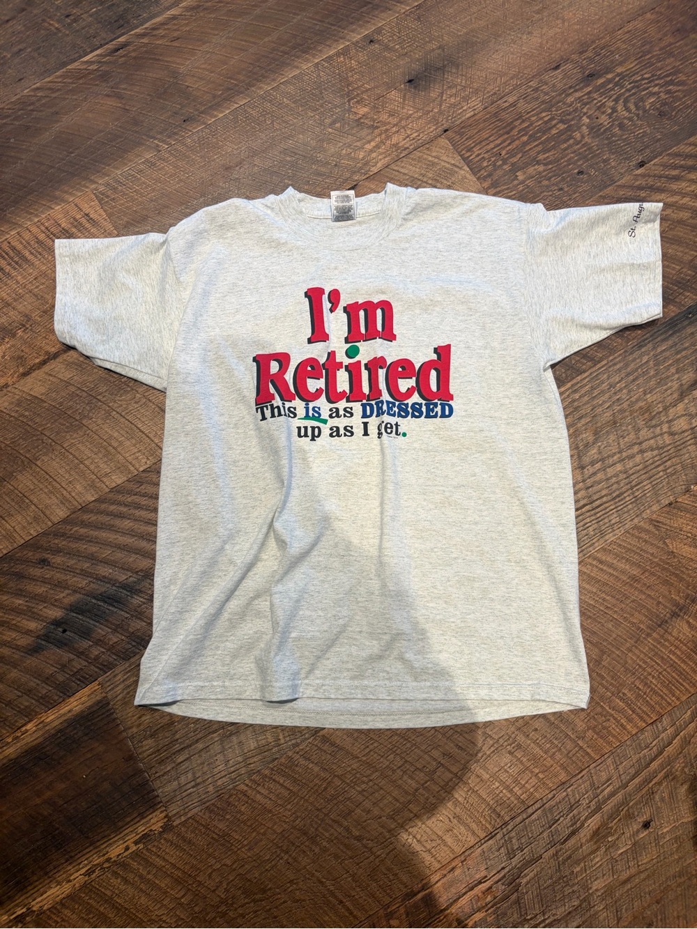 Vintage Y2K “I’m Retired” Graphic Tee XL Funny Retirement Shirt